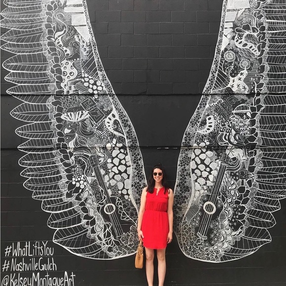 ❤️ Valentine’s Red Dress / Size M ❤️ - Picture 4 of 4